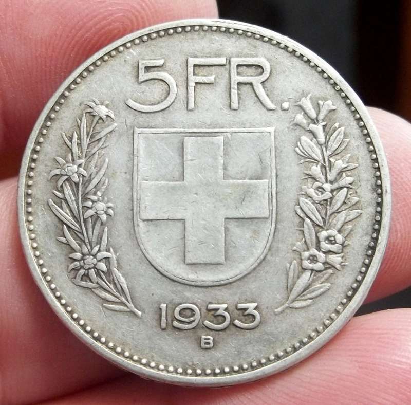 Switzerland 5 Francs 1933