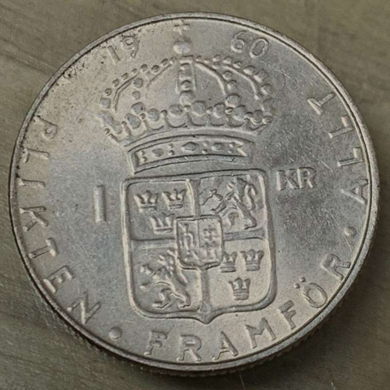 Sweden 1 Krona 1960 - Nice condition