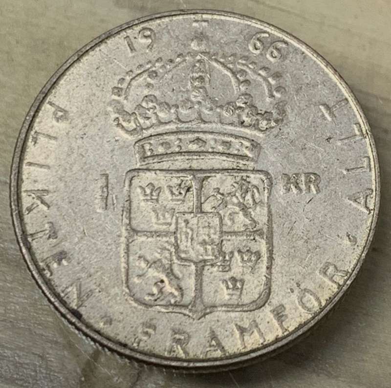 Sweden 1 Krona 1966
