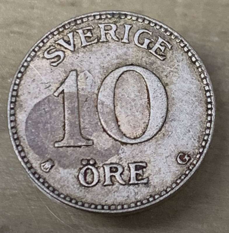 Sweden 10 Ore 1929