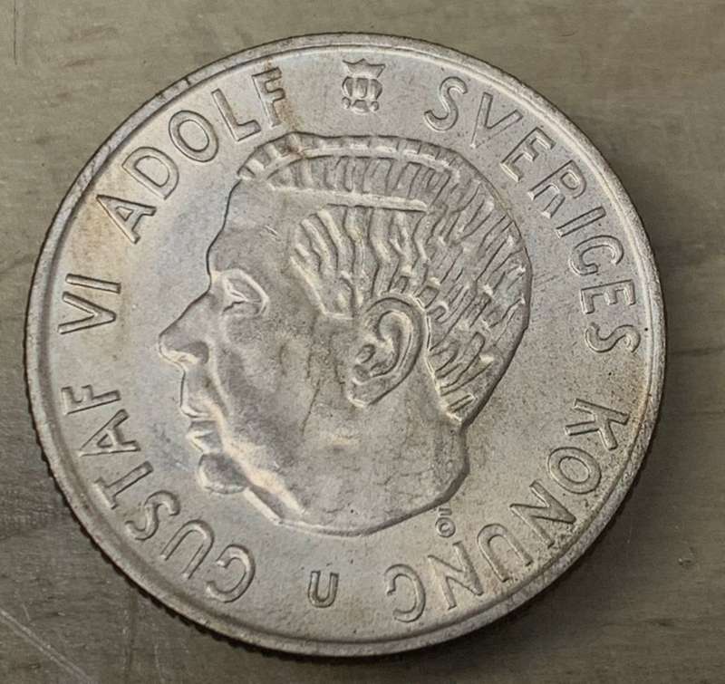 Sweden 2 Kronor 1963 - Nice condition