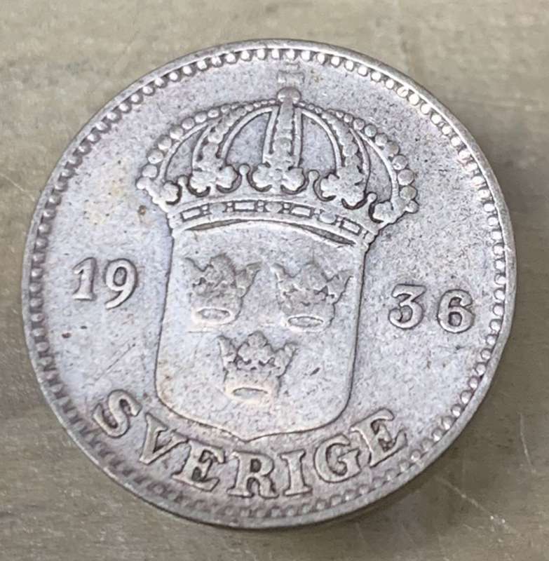 Sweden 25 Ore 1936