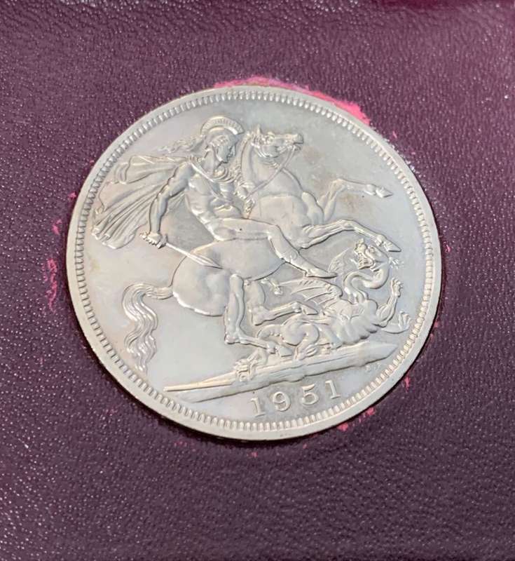 *1R START* UK Crown 1951
