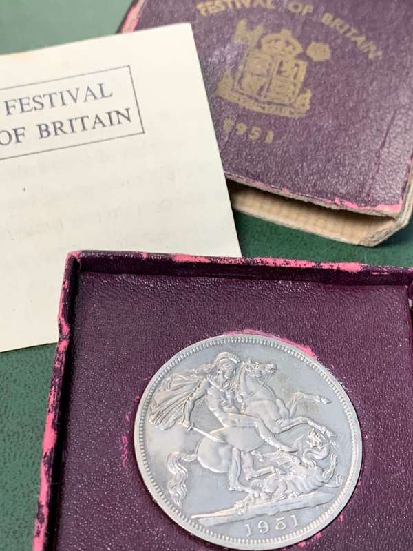 *1R START* UK Crown 1951