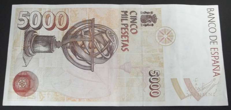 Spain 5000 Pesetas 1992
