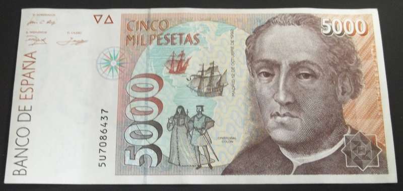 Spain 5000 Pesetas 1992
