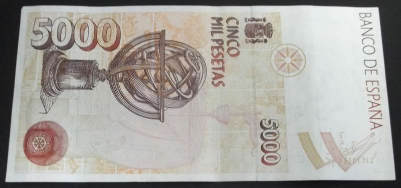Spain 5000 Pesetas 1992