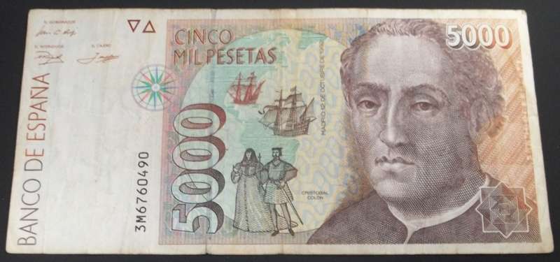 Spain 5000 Pesetas 1992
