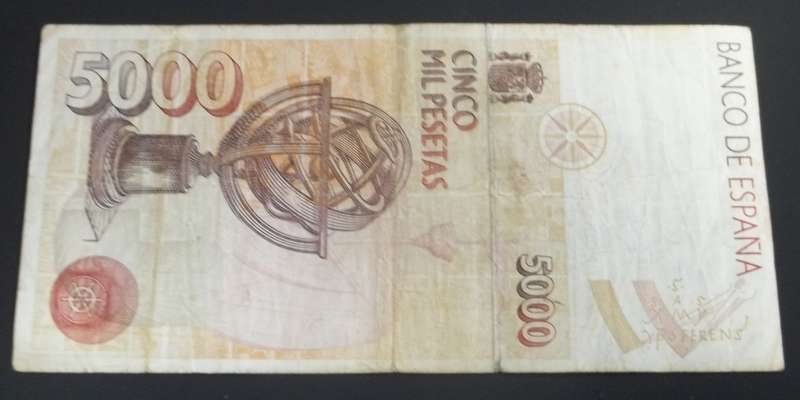 Spain 5000 Pesetas 1992
