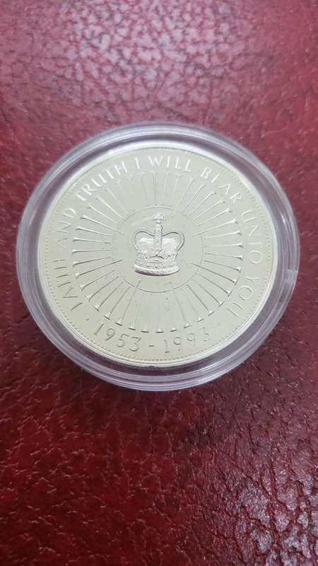 UK Coronation 40th Anniversary Silver PROOF Crown