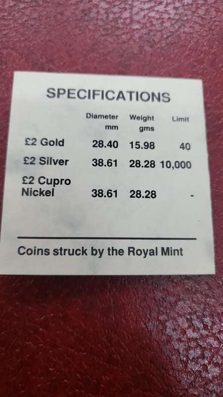 States of Jersey 40th Coronation Anniversary Two Pound