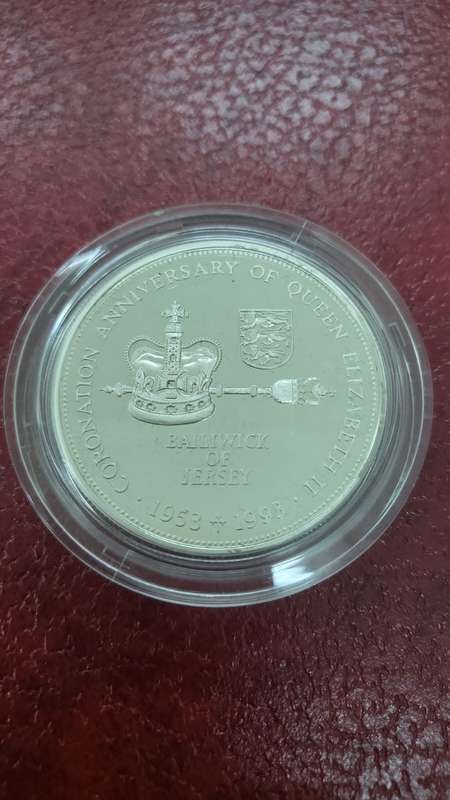States of Jersey 40th Coronation Anniversary Two Pound