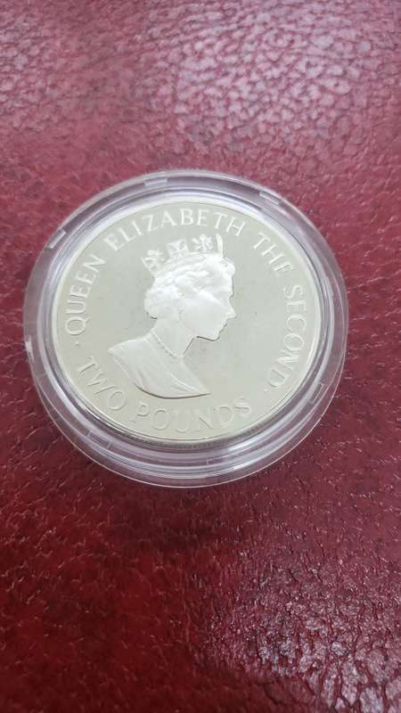 States of Jersey 40th Coronation Anniversary Two Pound
