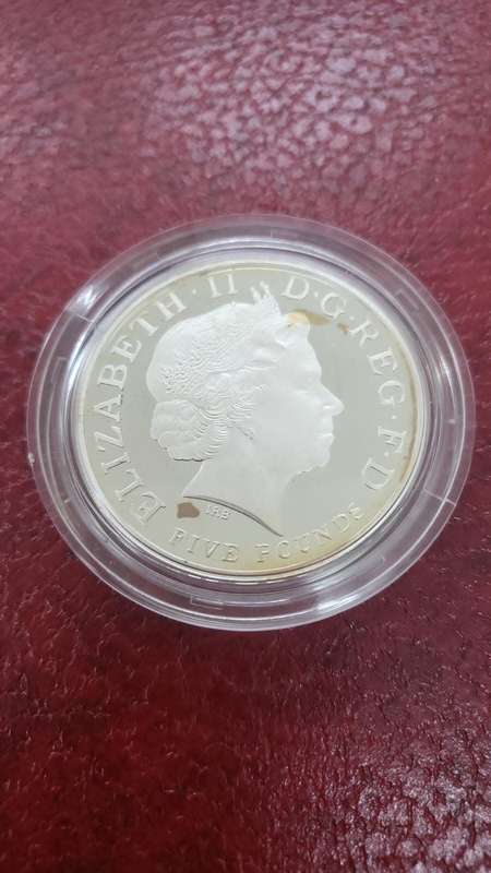 UK 2008 Prince of Wales Five Pounds Proof