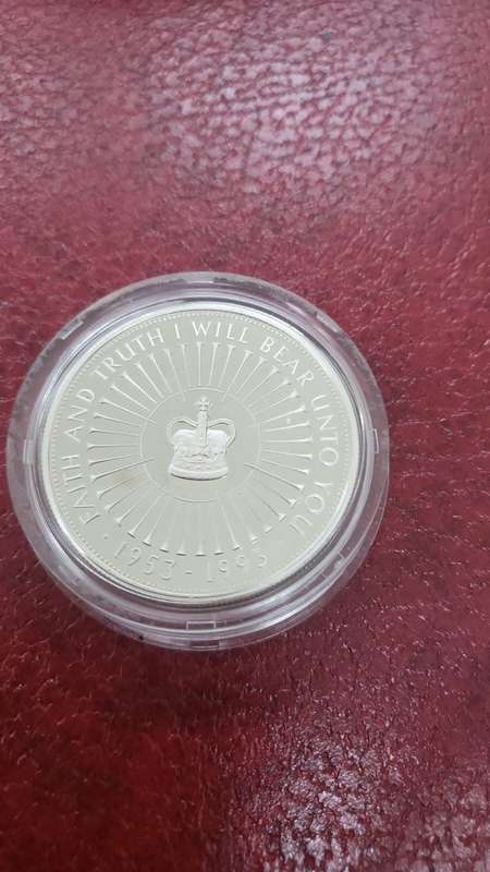 UK Coronation 40th Anniversary Silver PROOF Crown