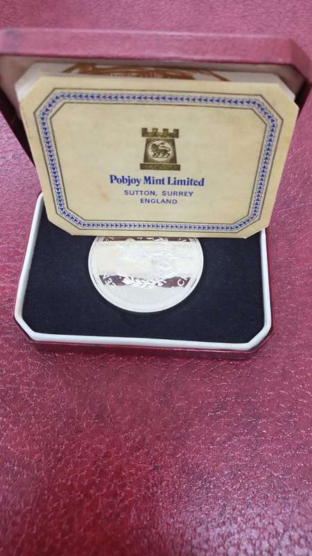 The Queen`s Silver Jubilee Appeal Silver Proof Crown