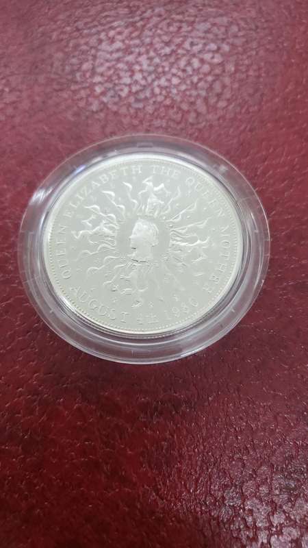 1980 Queen Mothers 80th Birthday Proof Commemorative Crown