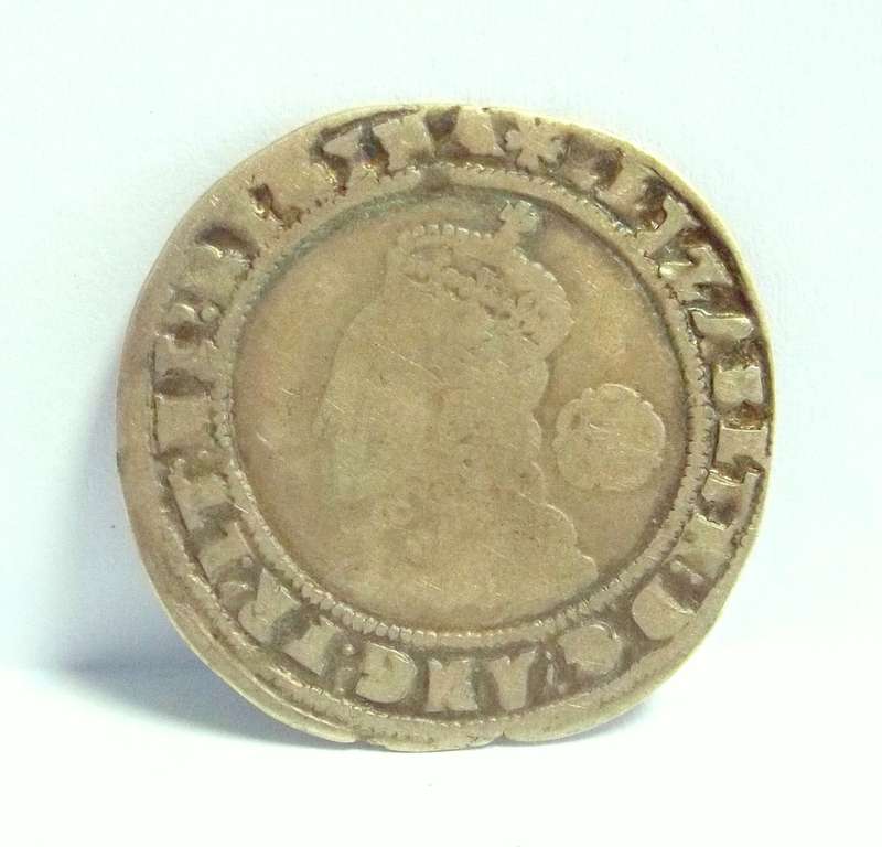England 1575 Sixpence - Queen Elizabeth I