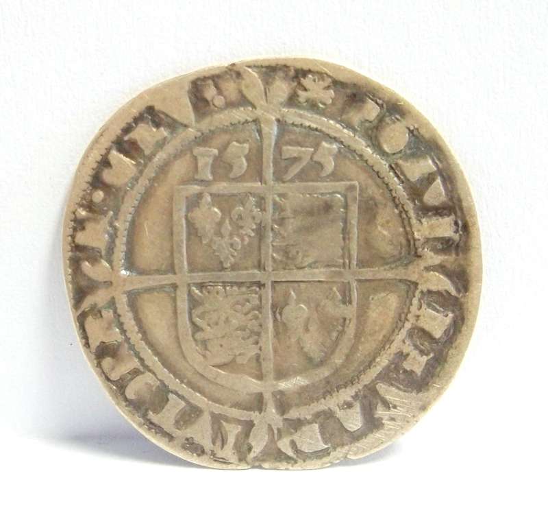 England 1575 Sixpence - Queen Elizabeth I