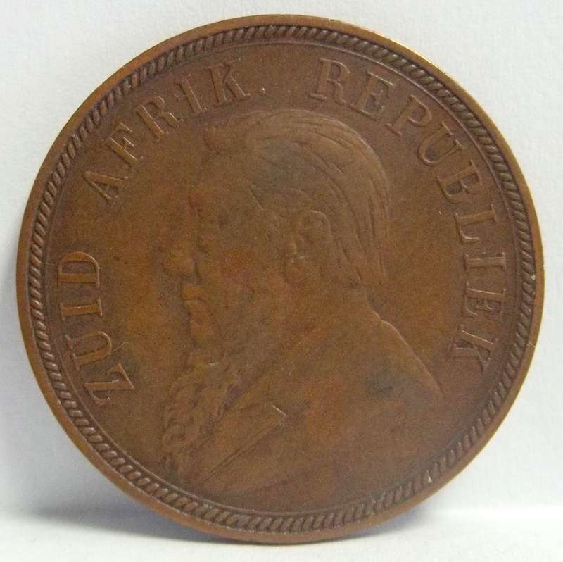 ZAR 1892 Penny - EF condition