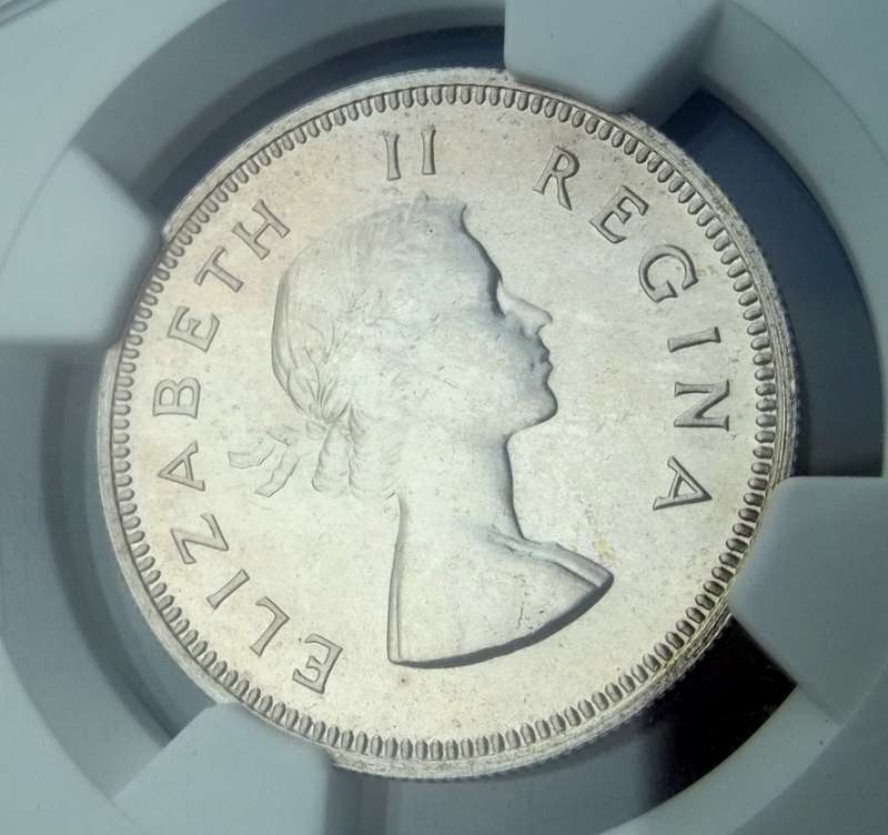 Union 1958 Two Shilling PF65