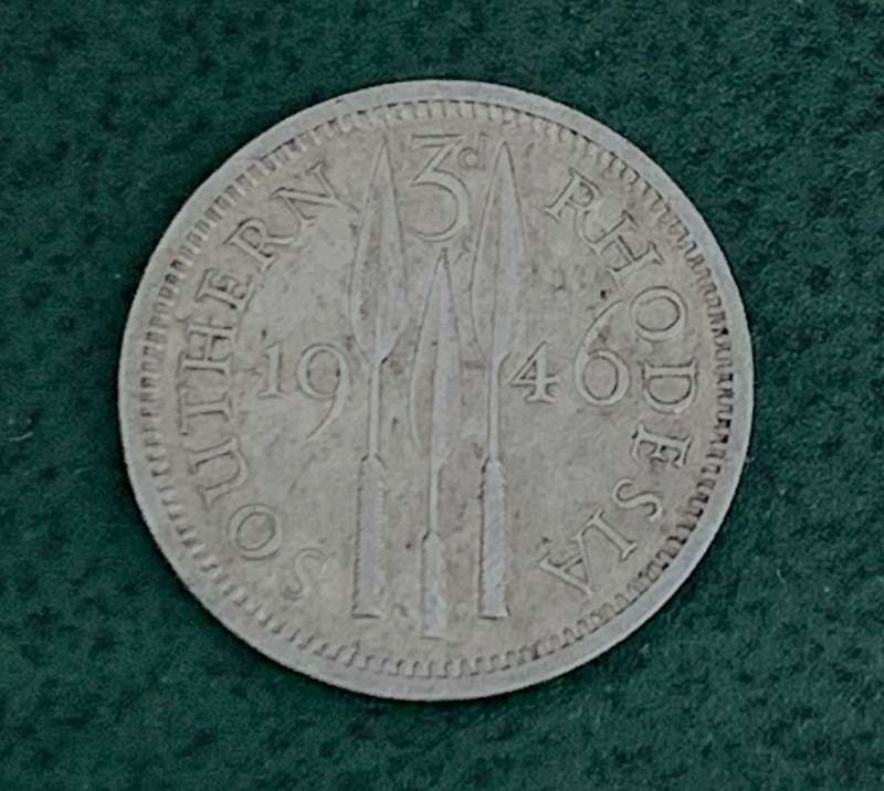 Southern Rhodesia Threepence 1946