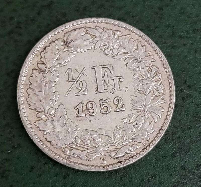 Switzerland 1/2 Franc 1952 - Great condition