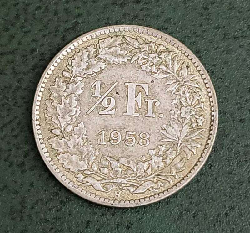 Switzerland 1/2 Franc 1958 - Nice condition