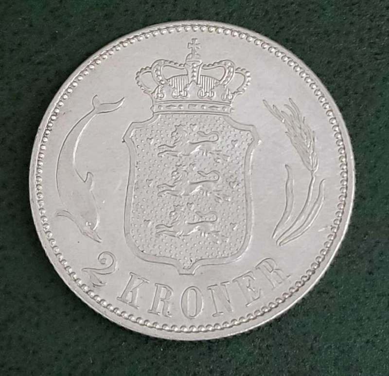 Denmark 2 Kroner 1916 - Nice condition