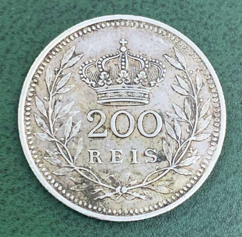 Portugal 200 Reis 1909 - Nice condition