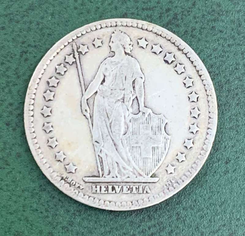 Switzerland 1 Franc 1921
