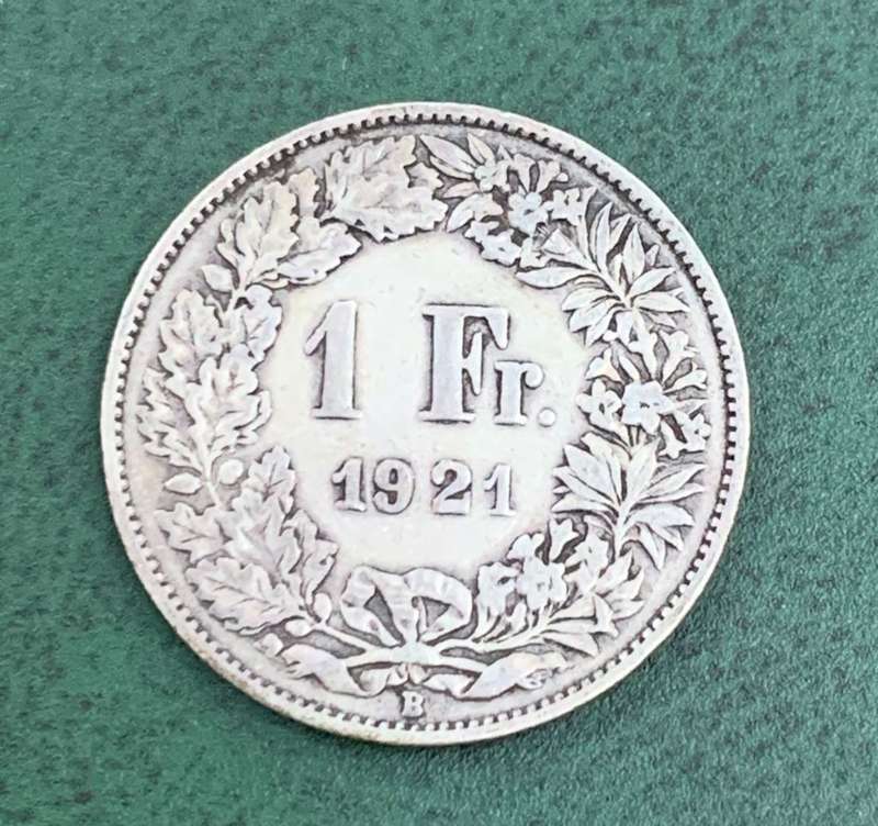 Switzerland 1 Franc 1921