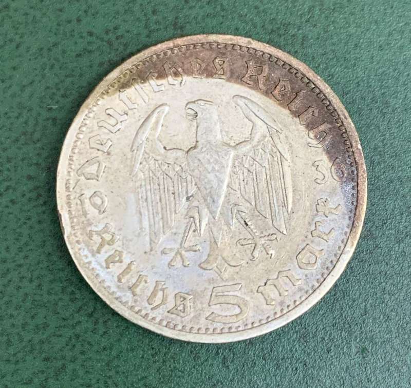 Germany 5 Deutschmark 1936
