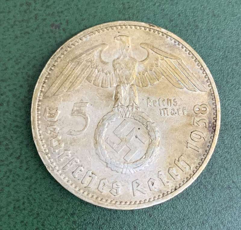 Germany 5 Deutschmark 1938A