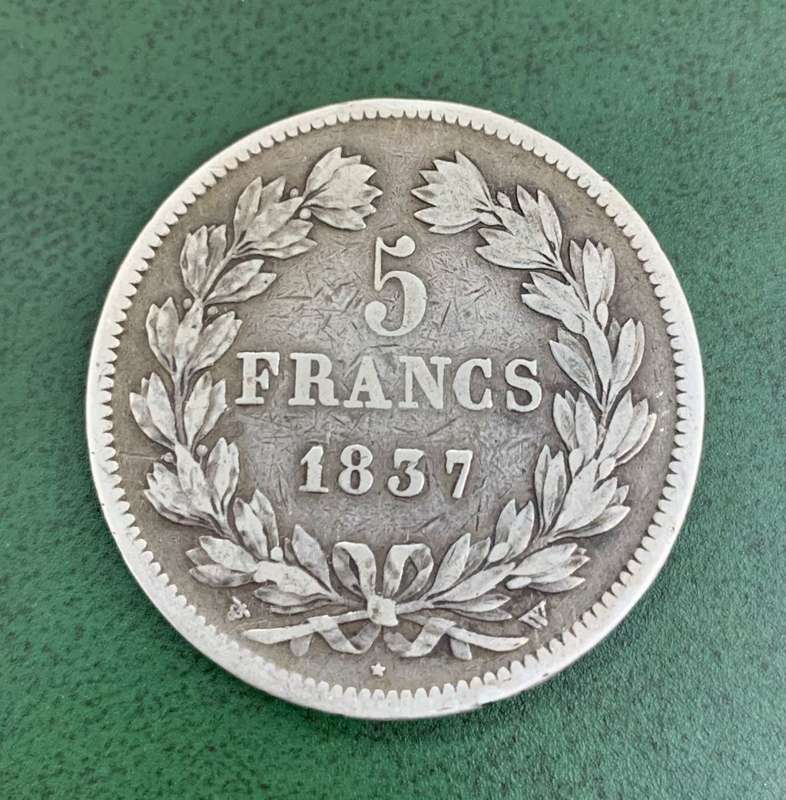France 5 Francs 1837