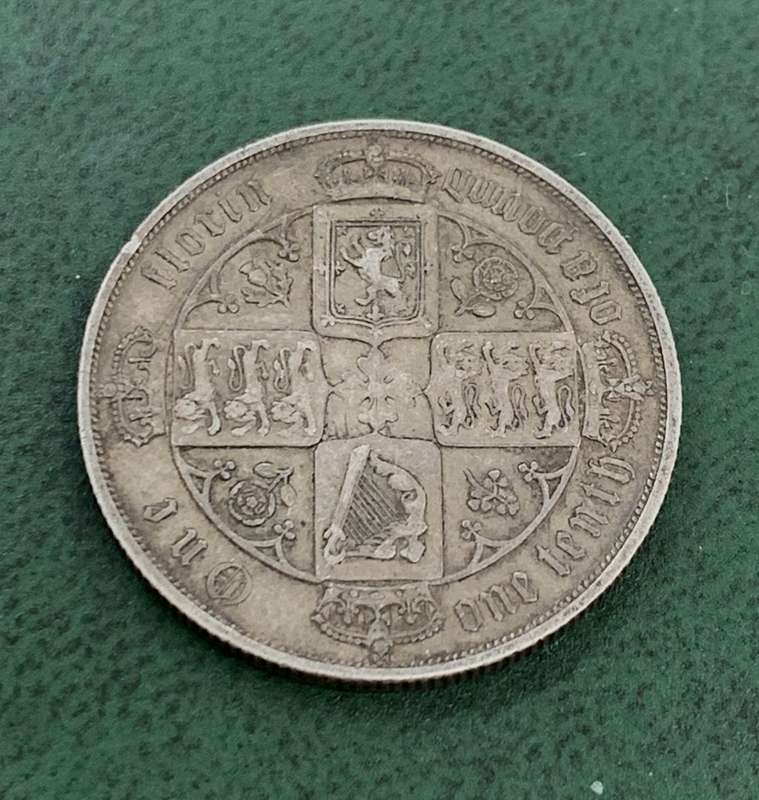 Britain Gothic Florin 1880 - Beautiful condition