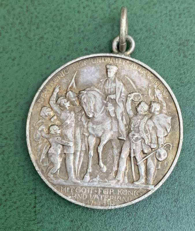 Silver Deutschmark Token Pendant