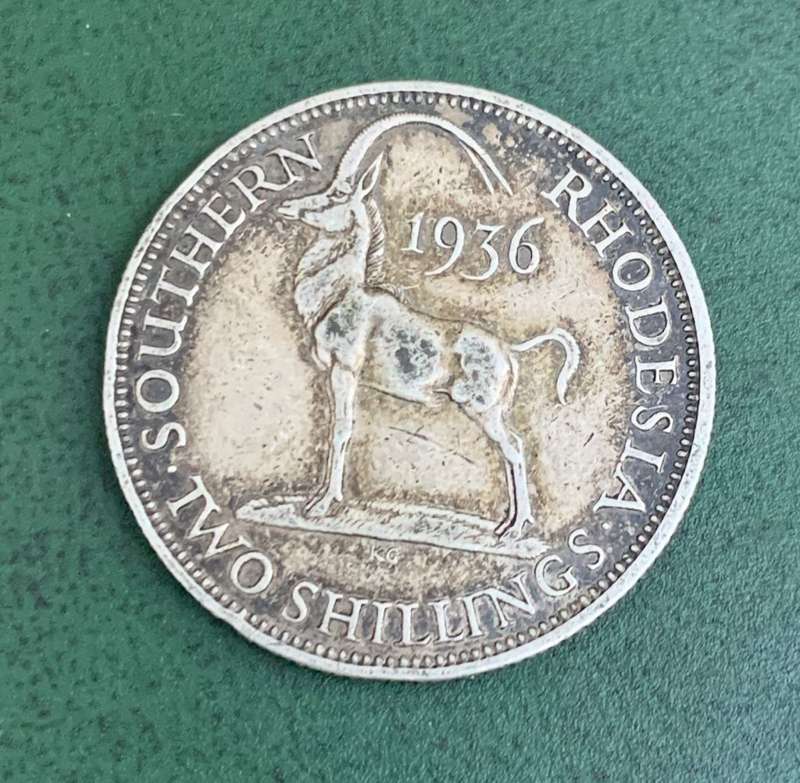 Southern Rhodesia 2 Shillings 1936 - Nice condition