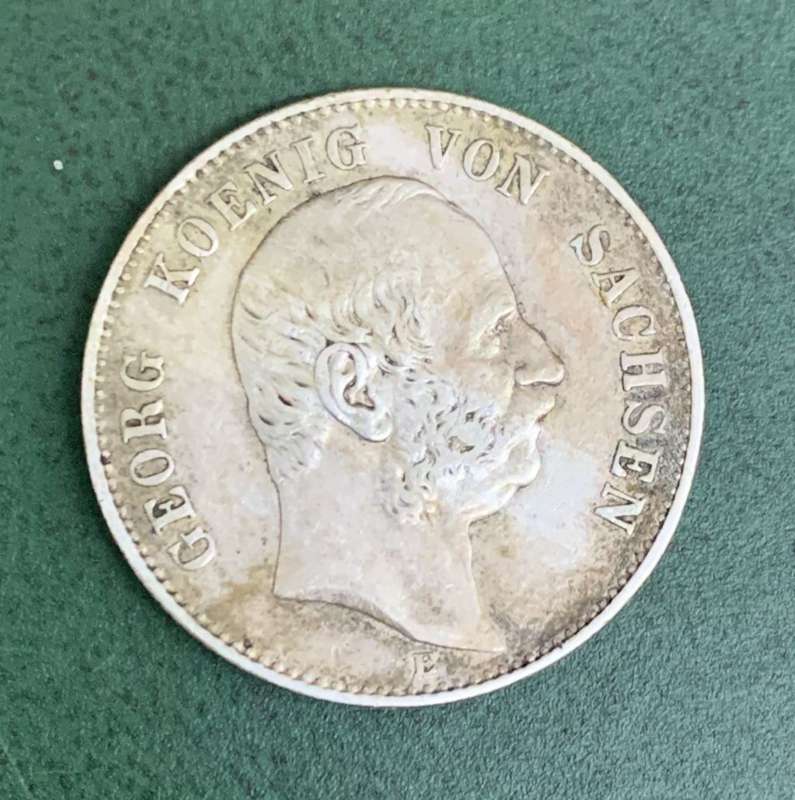 Germany - Saxony 2 Mark 1904E - *Scarce*