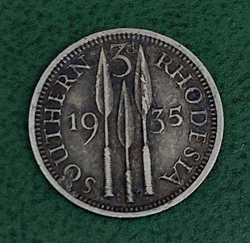 Southern Rhodesia Threepence 1935