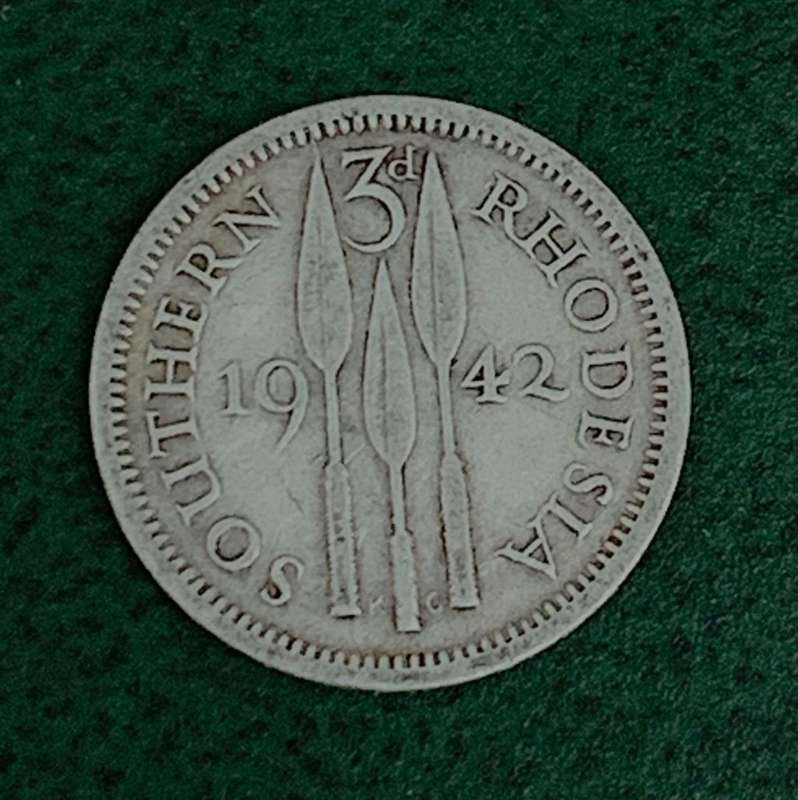 Southern Rhodesia Threepence 1942