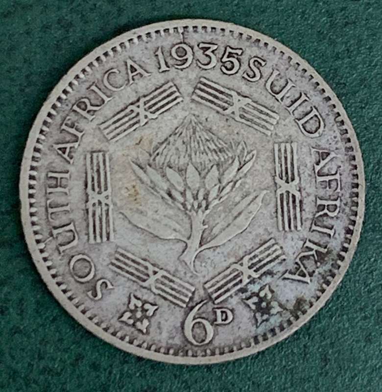 Union Sixpence 1935