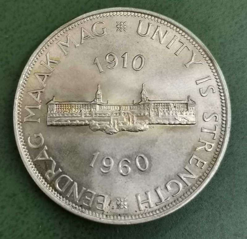 Union 5 Shilling 1960 - Proof condition