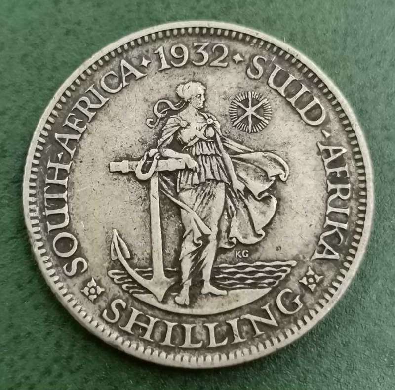 Union 1 Shilling 1932 - Nice condition