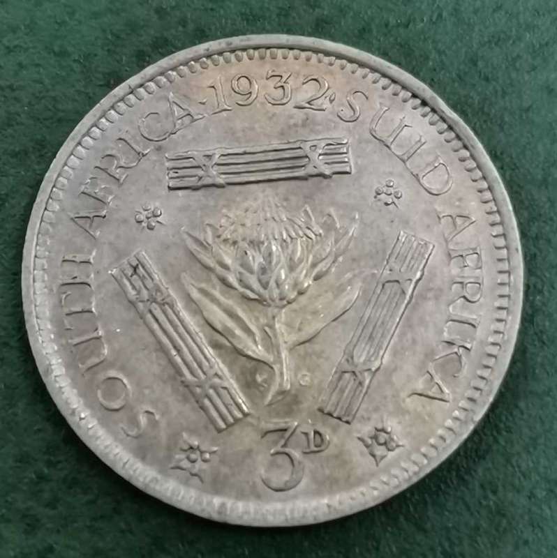 Union Threepence 1932 - Great condition