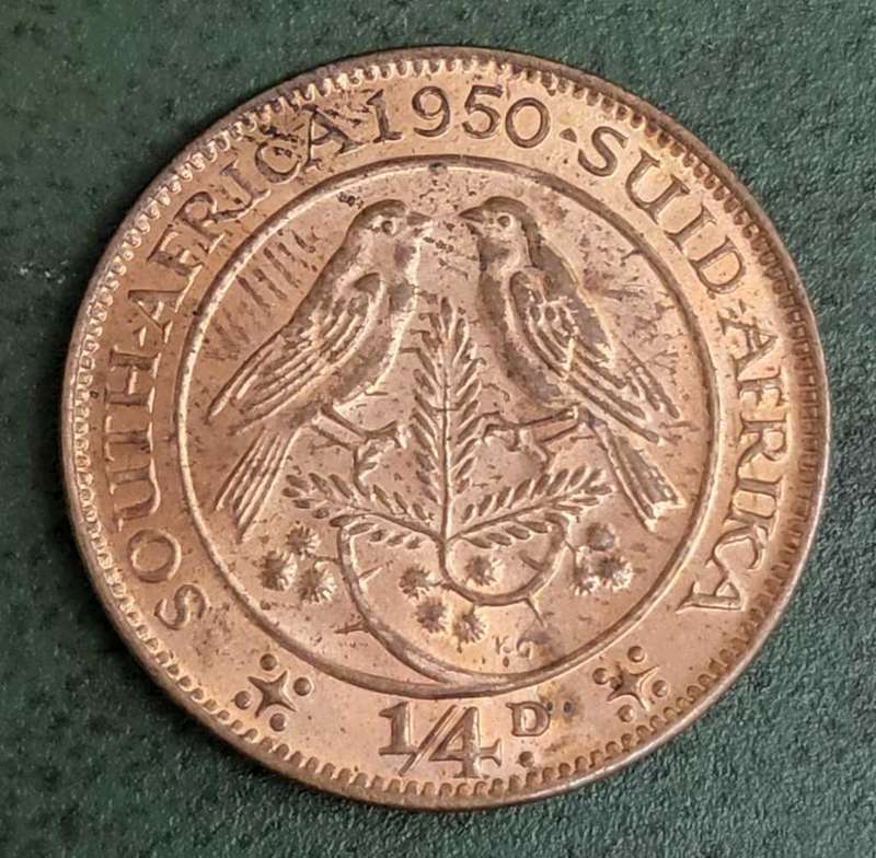 Union 1/4 Penny 1950