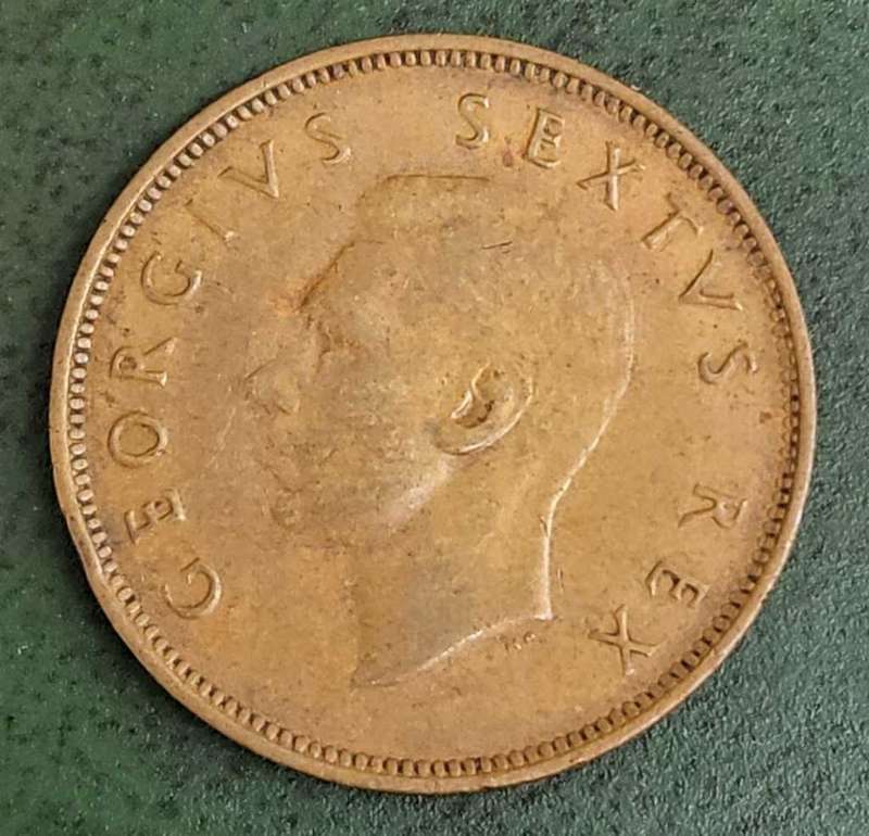 Union 1/2 Penny 1950