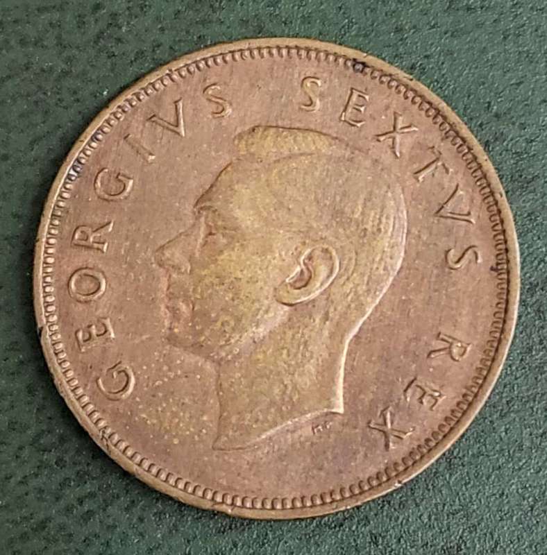 Union 1/2 Penny 1950