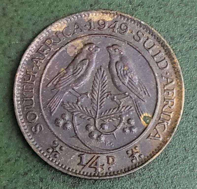 Union 1/4 Penny 1949