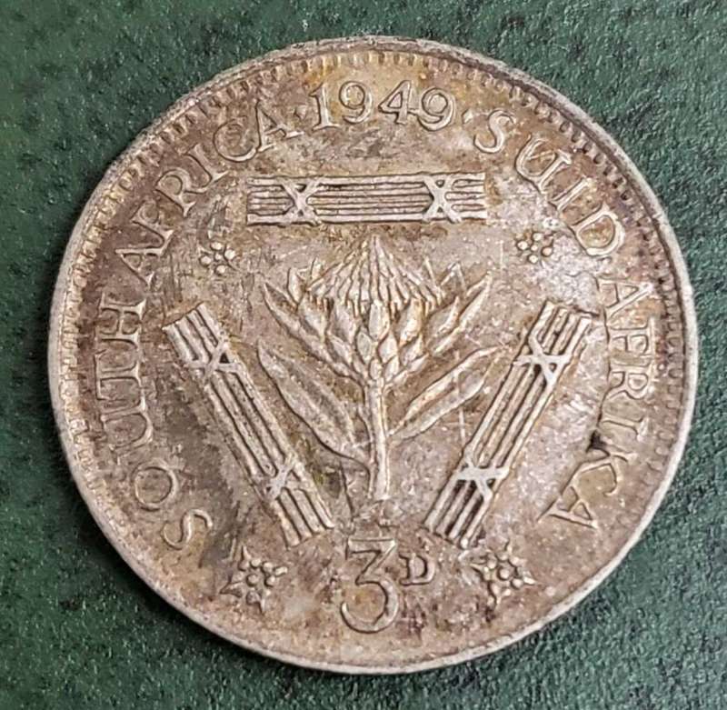 Union Threepence 1949 - Great condition